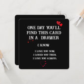 永遠の愛：すべての大事な行事のためのキープサムカード カード (正面/裏面インサイチュ)