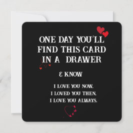 永遠の愛：すべての大事な行事のためのキープサムカード カード