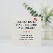 永遠の愛:すべての大事な行事のためのキープサムカード カード (スタンド正面)