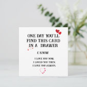 永遠の愛:すべての大事な行事のためのキープサムカード カード (スタンド正面)