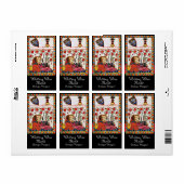 永遠の愛、のワ結婚インモノグラム ラベル (フルシート)