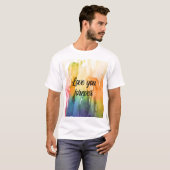 永遠の愛 ウォーターカラーTシャツ Tシャツ (正面フル)