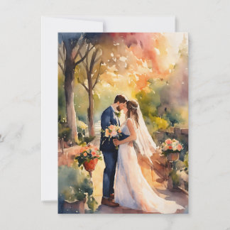 永遠の愛：エレガントウェディング招待状 招待状