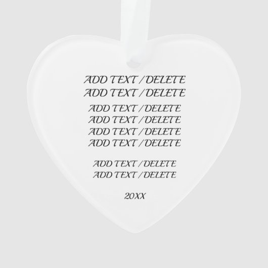 永遠の愛 オーナメント (裏面)