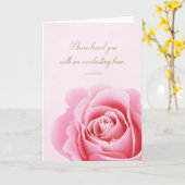 永遠の愛 カード (黄色い花)