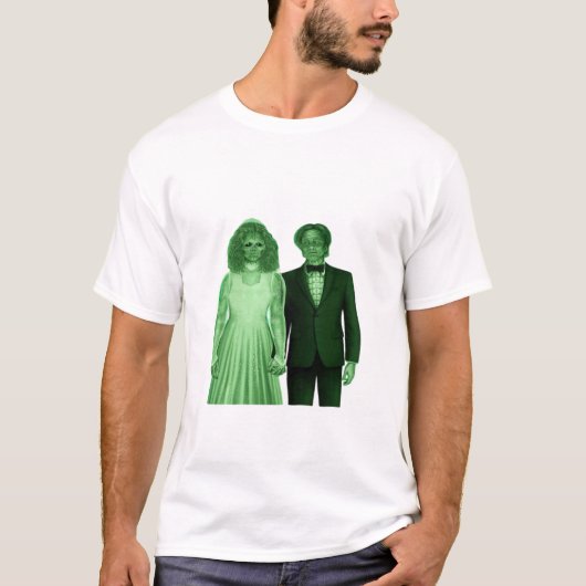 永遠の愛 クラシック レトロ デザイン Tシャツ (正面)