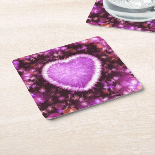 永遠の愛 スクエアペーパーコースター (アングル)