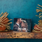 永遠の愛 ハートの写真プレート フォトプラーク (側面)