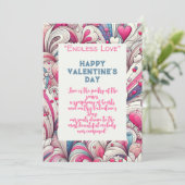 永遠の愛 ハート柄 シーズンカード (スタンド正面)