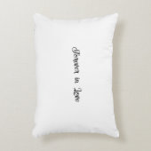 永遠の愛 - バレンタインデーの結婚式の枕 アクセントクッション (正面(垂直))