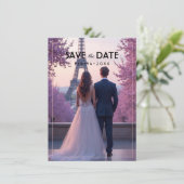 永遠の愛 フォト付き Save the Date セーブザデート (スタンド正面)