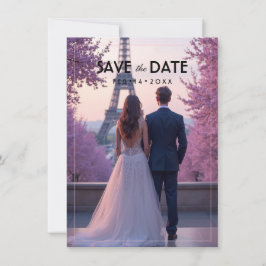 永遠の愛 フォト付き Save the Date セーブザデート