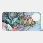 永遠の愛 ママと赤ちゃん人魚 ファンタジーアート Case-Mate iPhoneケース (裏面 (横))