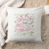 永遠の愛:ママのための装飾用クッション クッション (ブランケット)