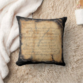 永遠の愛：ヴィンテージロマンインスパイアティレター クッション (ブランケット)