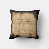 永遠の愛：ヴィンテージロマンインスパイアティレター クッション (裏面)