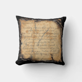 永遠の愛：ヴィンテージロマンインスパイアティレター クッション