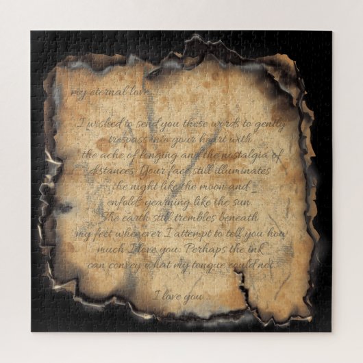 永遠の愛:ヴィンテージロマンインスパイアティレター ジグソーパズル (縦)