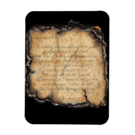 永遠の愛：ヴィンテージロマンインスパイアティレター マグネット