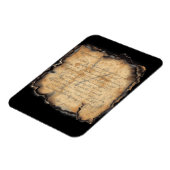 永遠の愛:ヴィンテージロマンインスパイアティレター マグネット (左側)