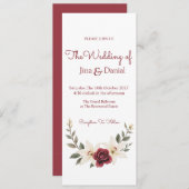 永遠の愛 招待状 (正面/裏面)