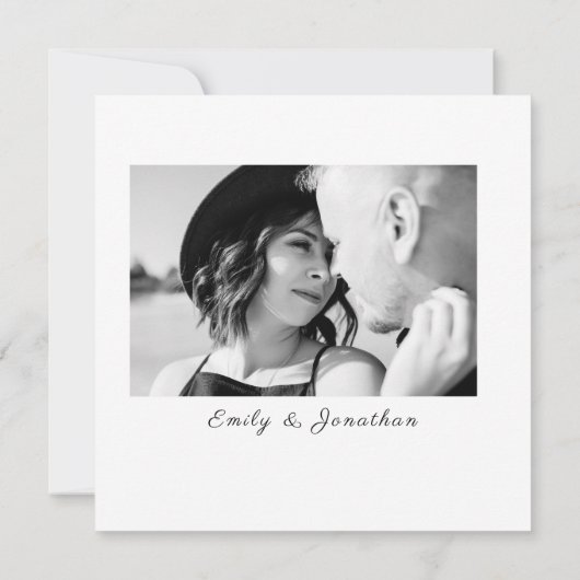 永遠の愛 招待状 (裏面)