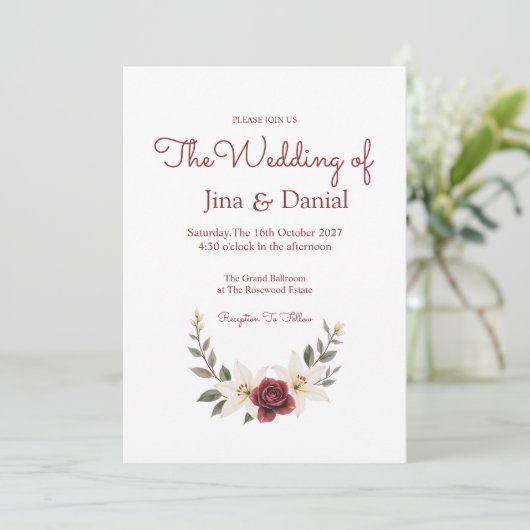 永遠の愛 招待状 (スタンド正面)