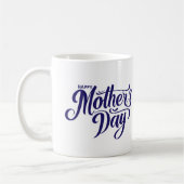 🖤永遠の愛 – 母の日の線アートマグカップ🖤 コーヒーマグカップ (左)