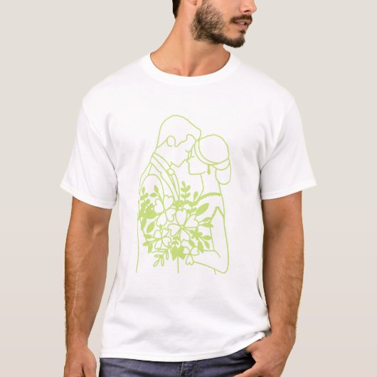 "永遠の愛" "永遠の一緒に" "ティムの瞬間 Tシャツ (正面)