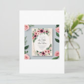 永遠の愛：結婚式招待状 招待状 (スタンド正面)