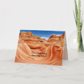 永遠の愛、驚くべき恵み悔やみや弔慰哀悼 カード (正面)