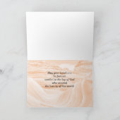 永遠の愛、驚くべき恵み悔やみや弔慰哀悼 カード (内部)