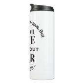 永遠の愛 – 1ヨハネ4:18聖なる書物、 経典引用文アート タンブラー (回転右)