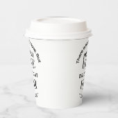 永遠の愛 – 1ヨハネ4:18聖なる書物、 経典引用文アート 紙コップ (左)
