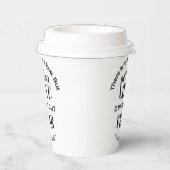 永遠の愛 – 1ヨハネ4:18聖なる書物、 経典引用文アート 紙コップ (右)