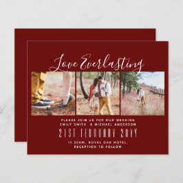 永遠の愛PHOTO COLLAGEの結婚イベントInvite