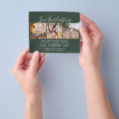 永遠の愛PHOTO COLLAGEの結婚イベントInvite チラシ (手)