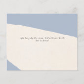 永遠の愛PHOTO COLLAGEの結婚イベントInvite チラシ (裏面)