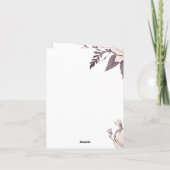 永遠の感謝:母の日のフローラカード シーズンカード (裏面)