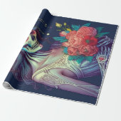 永遠の憧れ、永遠の献身的、夢 ラッピングペーパー (アンロールド)