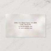 永遠の成長 - 黄金比らせんツリー 名刺 (裏面)