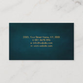 永遠の成長 – 黄金比スパイラルツリー 名刺 (裏面)