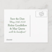 永遠の手仕事を保存する日付のポストカード 案内ポストカード (裏面)