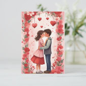 永遠の抱擁：バレンタインデーキス サンキューカード (スタンド正面)