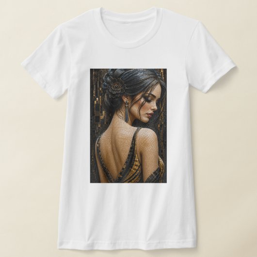 永遠の抱擁 - プレミアムレディースTシャツ Tシャツ (レイダウン)