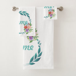 永遠の春の色と花 バスタオルセット