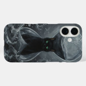 永遠の時計砂時計:時の黒猫 Case-Mate iPhoneケース (裏面 (横))