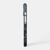 永遠の時計砂時計:時の黒猫 iPhone 16ケース (左側面)