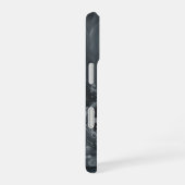 永遠の時計砂時計:時の黒猫 iPhone 16ケース (右側面)