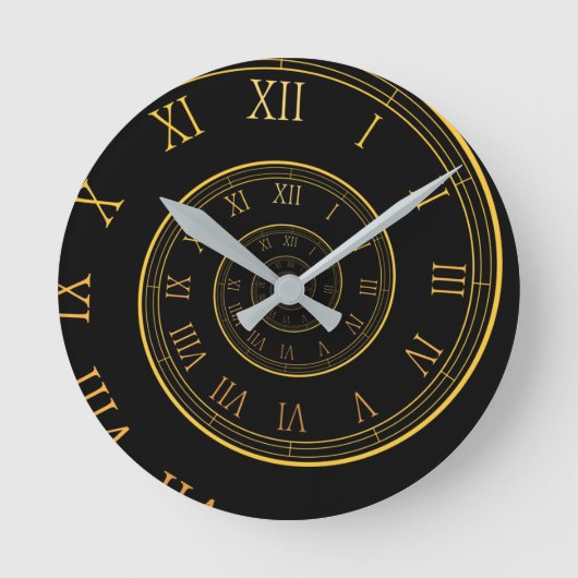 永遠の時計、スパイラルローマ大時計 ラウンド壁時計 (正面)